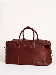 Lakeland Leather Brown Kentmere Holdall Bag - Image 3 of 5
