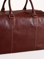 Lakeland Leather Brown Kentmere Holdall Bag - Image 5 of 5