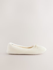 Crudo - Velour Cord Ballet Slippers - Imagen 2 de 5