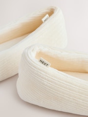 Crudo - Velour Cord Ballet Slippers - Imagen 5 de 5