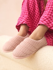 Розовый - Comfort Shoot Slippers - Image 2 of 8
