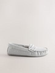 Grey Corduroy - Mokassin-Hausschuhe - Bild 6 von 8