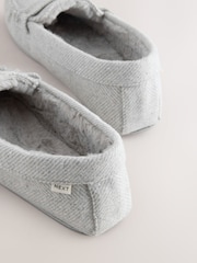 Grey Corduroy - Mokassin-Hausschuhe - Bild 7 von 8