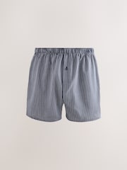 Navy 4 pack Woven Pure Boxers - Image 2 of 8