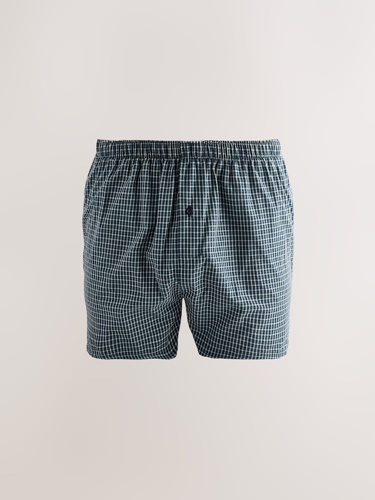 Black Stripe 4 pack Woven Pure Boxers - Image 2 of 8