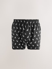 Black Stripe 4 pack Woven Pure Boxers - Image 5 of 8