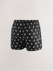 Black Stripe 4 pack Woven Pure Boxers - Image 6 of 8