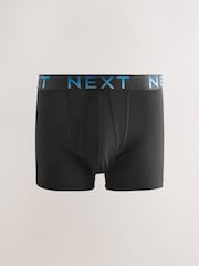 Black Ombre Colour Waistband A-Front Boxers 5 Pack - Image 2 of 6