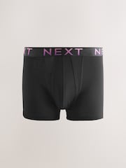 Black Ombre Colour Waistband A-Front Boxers 5 Pack - Image 5 of 6
