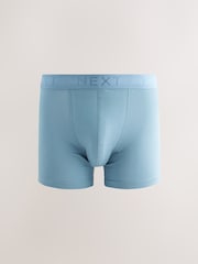 Blue/Grey/ Ecru 10 pack Cotton Rich Trunk Boxers - Image 10 of 14