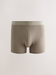 Blue/Grey/ Ecru 10 pack Cotton Rich Trunk Boxers - Image 5 of 14