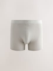 Blue/Grey/ Ecru 10 pack Cotton Rich Trunk Boxers - Image 7 of 14