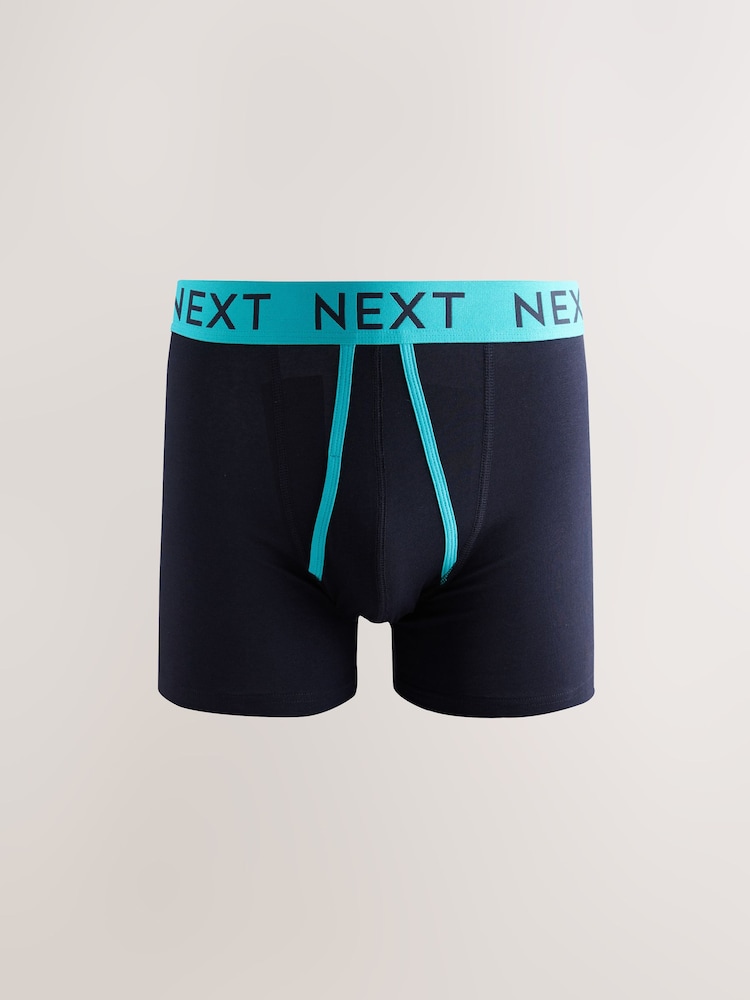 Navy Colour Pop Spot Stripe - Zestaw 10 sztuk - Bokserki z przodem w kształcie litery A - Image 9 of 14