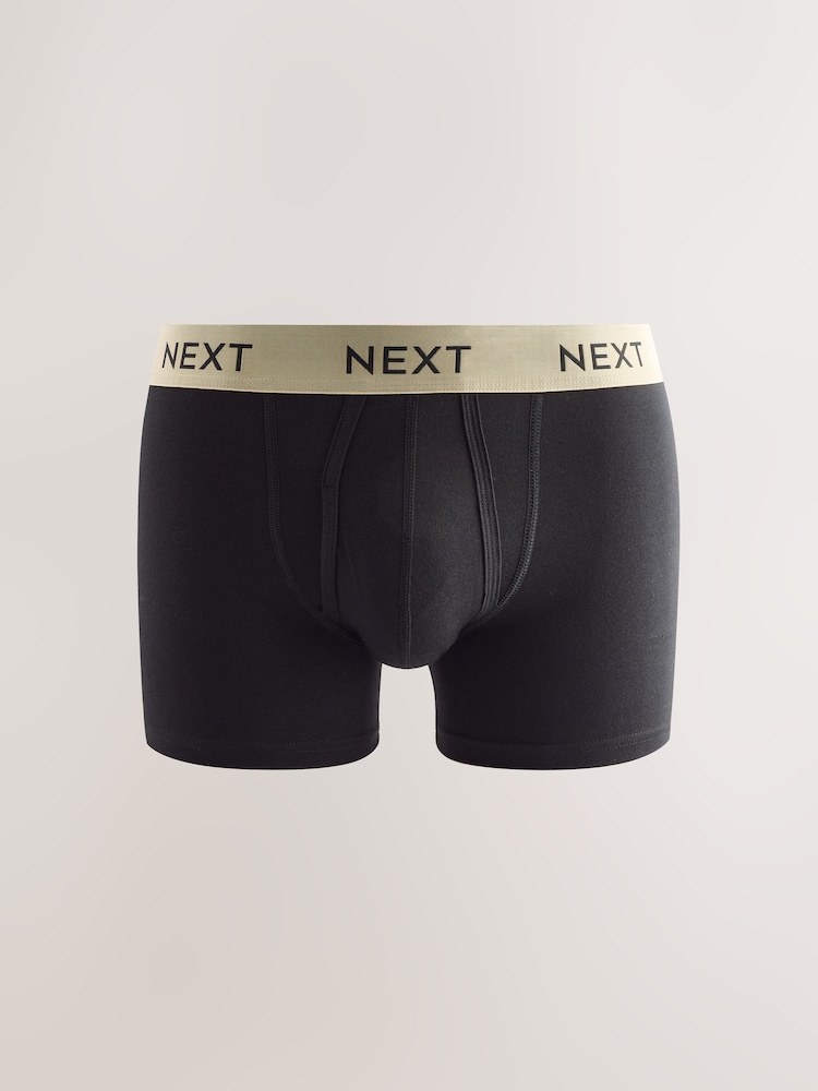 Black Mixed Metallic Waistband - Pacote de boxers A-Front 5 - Imagem 2 de 9