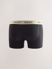 Black Mixed Metallic Waistband - Pacote de boxers A-Front 5 - Imagem 3 de 9