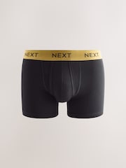 Black Mixed Metallic Waistband - Pacote de boxers A-Front 5 - Imagem 4 de 9