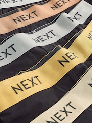 Black Mixed Metallic Waistband - Pacote de boxers A-Front 5 - Imagem 8 de 9