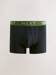 Black Rich Marl Waitsband 10 pack A-Front Boxers - Image 4 of 14