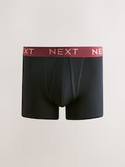 Black Rich Marl Waitsband 10 pack A-Front Boxers - Image 5 of 14