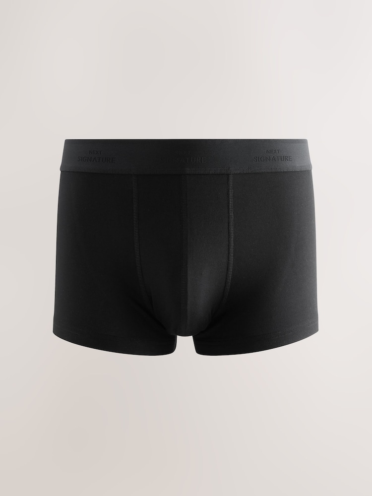 Black Modal Motionflex Signature Hipster Boxers - Image 2 of 8 Black Modal Motionflex Signature Hipster Boxers - Image 2 of 8