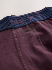 Pink/ Blue/ Green Navy Textured Waistband 10 pack Cotton Rich Blend Hipsters Boxers - Image 14 of 14