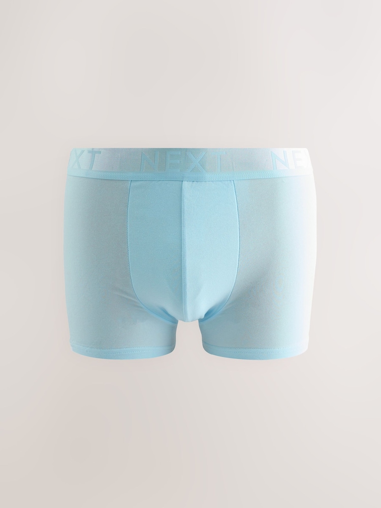 Blue/Green/Grey Rich Trunk Boxers 10 Pack - Image 2 of 14 Blue/Green/Grey Rich Trunk Boxers 10 Pack - Image 2 of 14