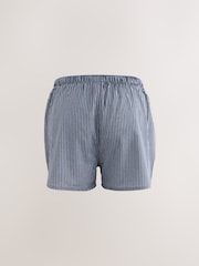 Navy Mixed Pattern - Pacote 8 - Boxers de tecido puro - Imagem 10 de 13