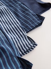 Navy Mixed Pattern - Pacote 8 - Boxers de tecido puro - Imagem 13 de 13