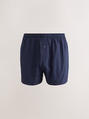 Navy Mixed Pattern - Pacote 8 - Boxers de tecido puro - Imagem 4 de 13