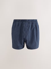 Navy Mixed Pattern - Pacote 8 - Boxers de tecido puro - Imagem 8 de 13