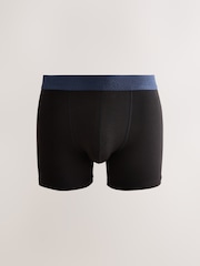 Black Rich Metallic Red/Green Waistband Signature Trunk Boxers - Image 4 of 8
