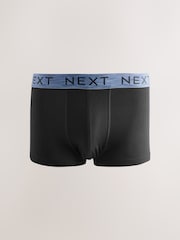 Black Marl Waistband Trunks Boxers 5 Pack - Image 4 of 9