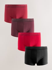 Red Hipster Boxers 4 Pack - Image 1 of 8