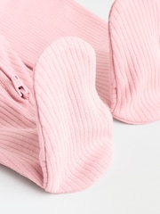 Pink 5 Pack Baby Two Way Zip Sleepsuits (0-2yrs) - Image 12 of 14