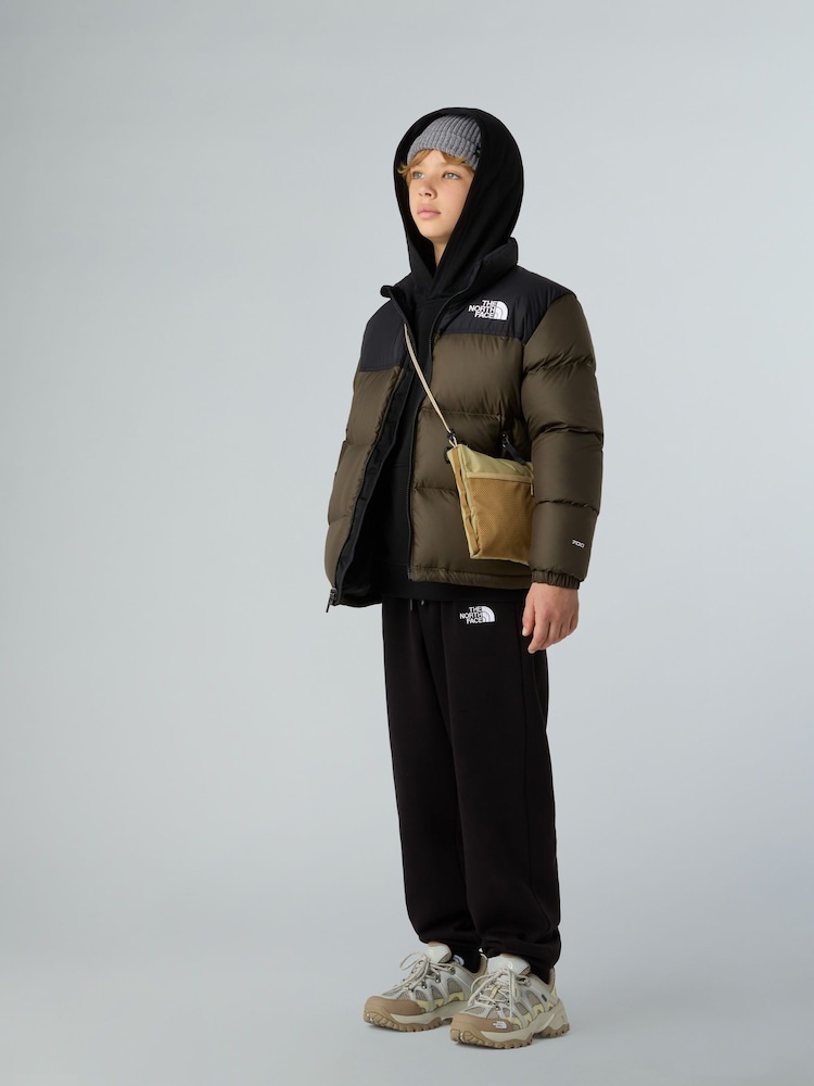 The North Face Green 1996 Retro Nuptse Teen Puffer Jacket - Image 2 of 5