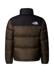 The North Face Green 1996 Retro Nuptse Teen Puffer Jacket - Image 5 of 5