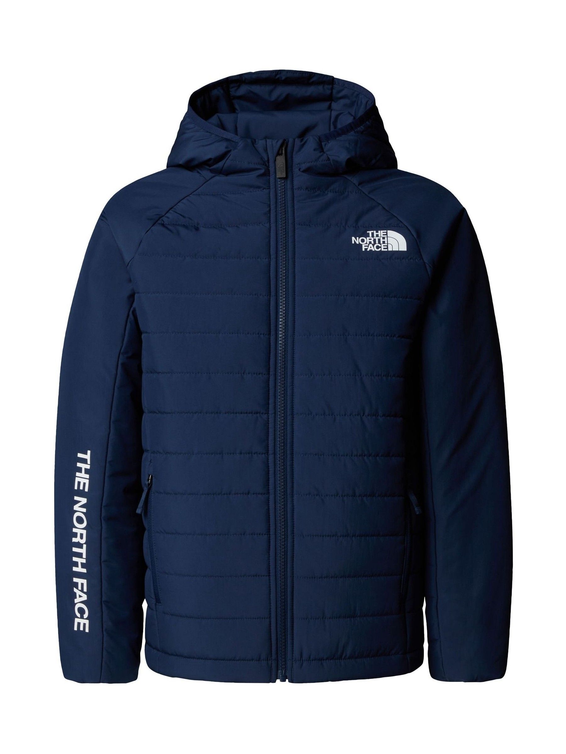 Buy The North Face Navy Never Stop Synthetic Short Puffer Jacket