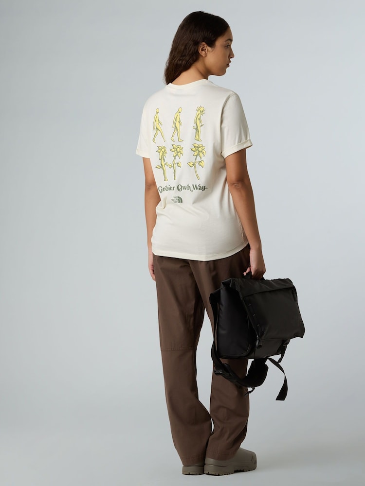 The North Face White Relaxed W Connect Graphic Print T-Shirt - Image 2 of 5 The North Face White Relaxed W Connect Graphic Print T-Shirt - Image 2 of 5