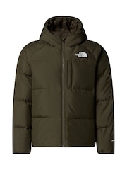 The North Face Green North Down Hooded Jacket - Image 1 of 2