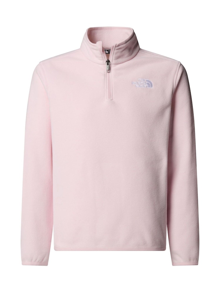 Buy The North Face Pink Glacier Teen Quarter Zip Pullover Fleece
