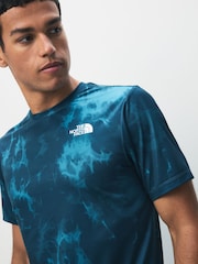 The North Face Blue Short Sleeves Regular Print T-Shirt - Image 4 of 4
