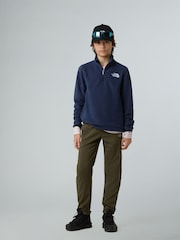 The North Face Blue Glacier Teen Quarter  Zip Fleece - Image 1 of 3