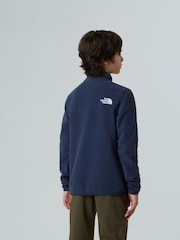 The North Face Blue Glacier Teen Quarter  Zip Fleece - Image 2 of 3