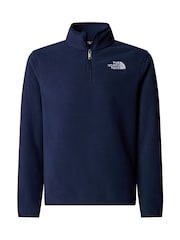 The North Face Blue Glacier Teen Quarter Zip Pullover Fleece - Image 4 of 5