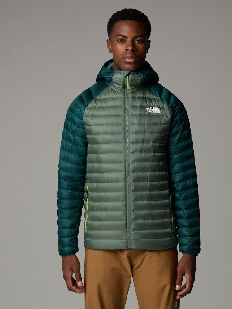 The North Face Green Bettaforca Down Hooded Puffer Jacket - Image 1 of 3 The North Face Green Bettaforca Down Hooded Puffer Jacket - Image 1 of 3