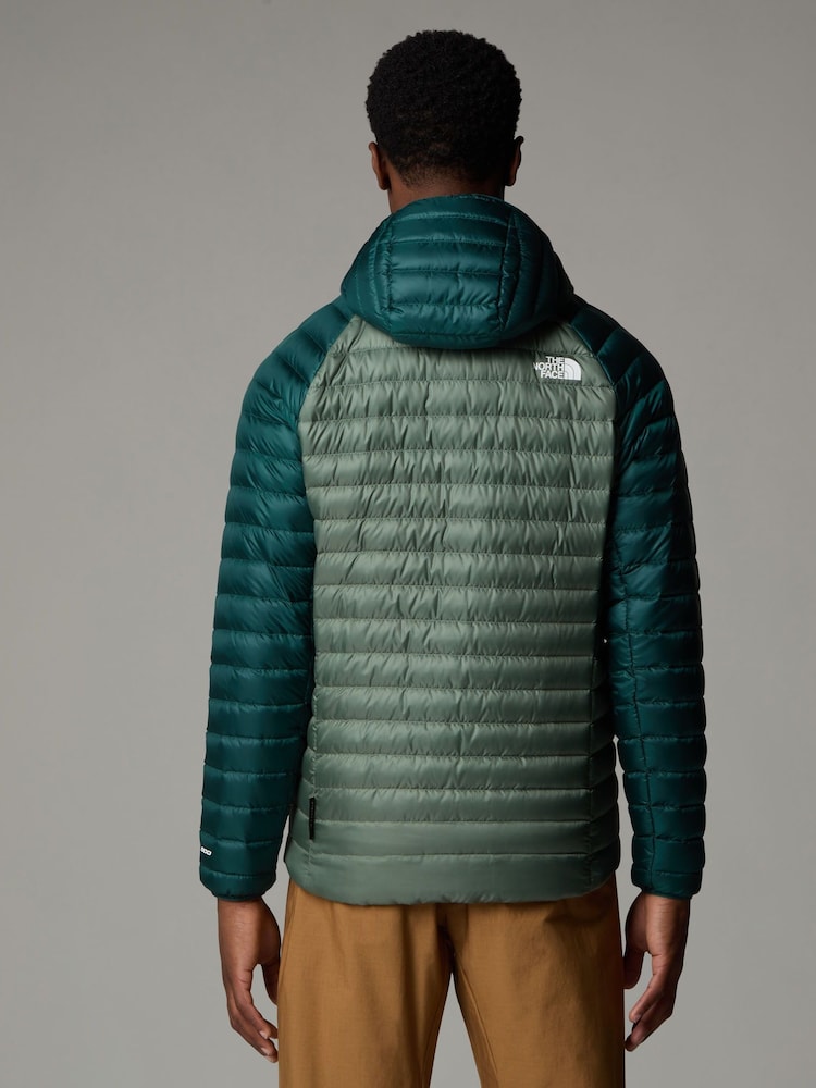 The North Face Green Bettaforca Down Hooded Puffer Jacket - Image 2 of 3 The North Face Green Bettaforca Down Hooded Puffer Jacket - Image 2 of 3