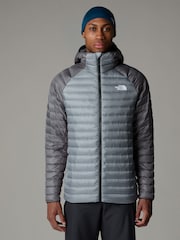 The North Face Grey Bettaforca Down Hooded Puffer Jacket - Image 1 of 6