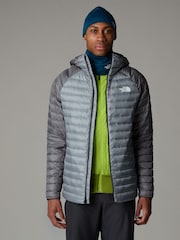 The North Face Grey Bettaforca Down Hooded Puffer Jacket - Image 4 of 6