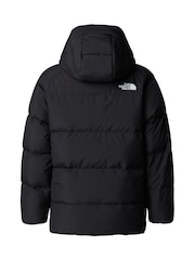 The North Face Black North Down Fleece Lined Teen Short Paka Jacket - Image 5 of 5