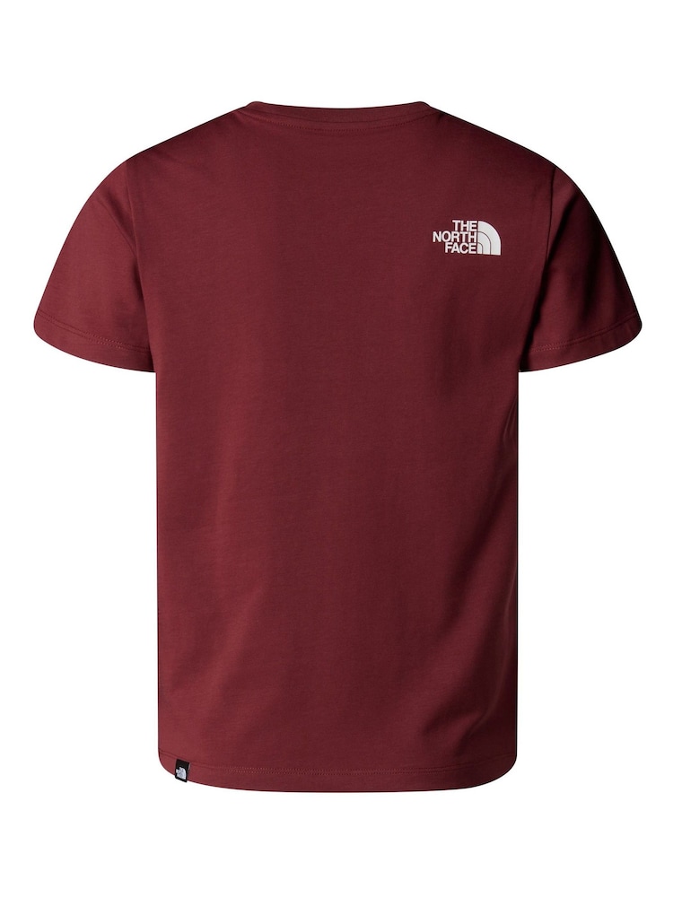 The North Face Brown Simple Dome Teen T-Shirt - Image 5 of 5